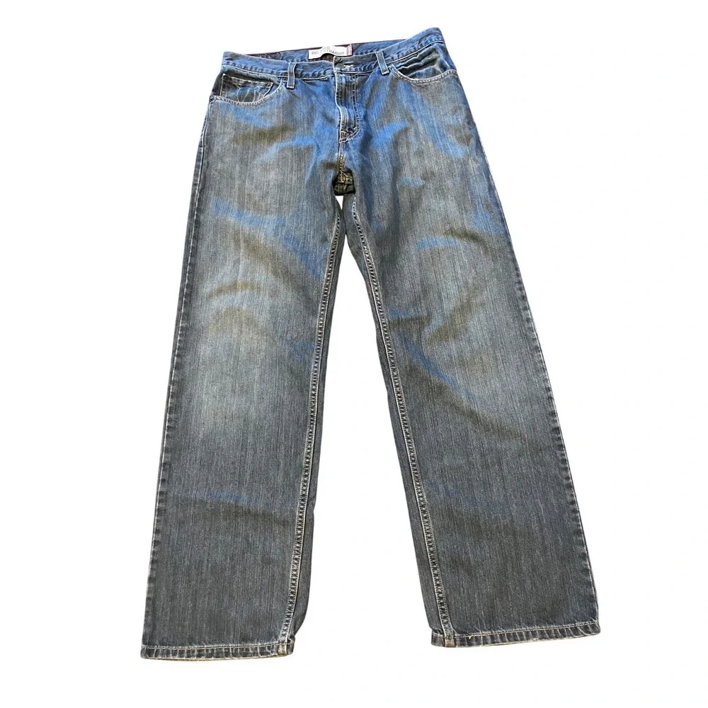 Levi Strauss 559 Relaxed Straight Jeans Mens W34 L32 Blue‎ Denim